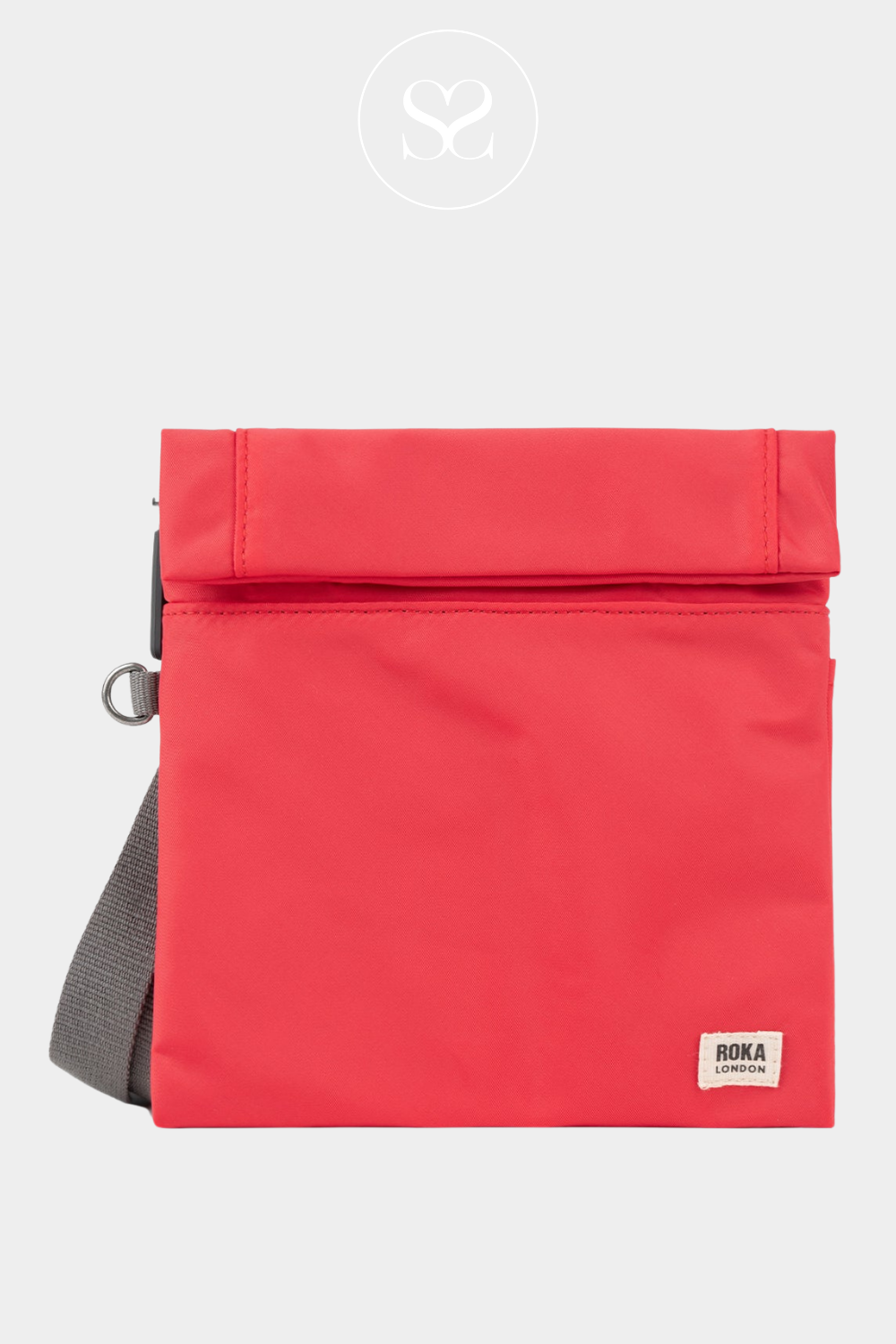 ROKA_STRATFORD SMALL POPPY RECYLED NYLON WATERPROOF BAG