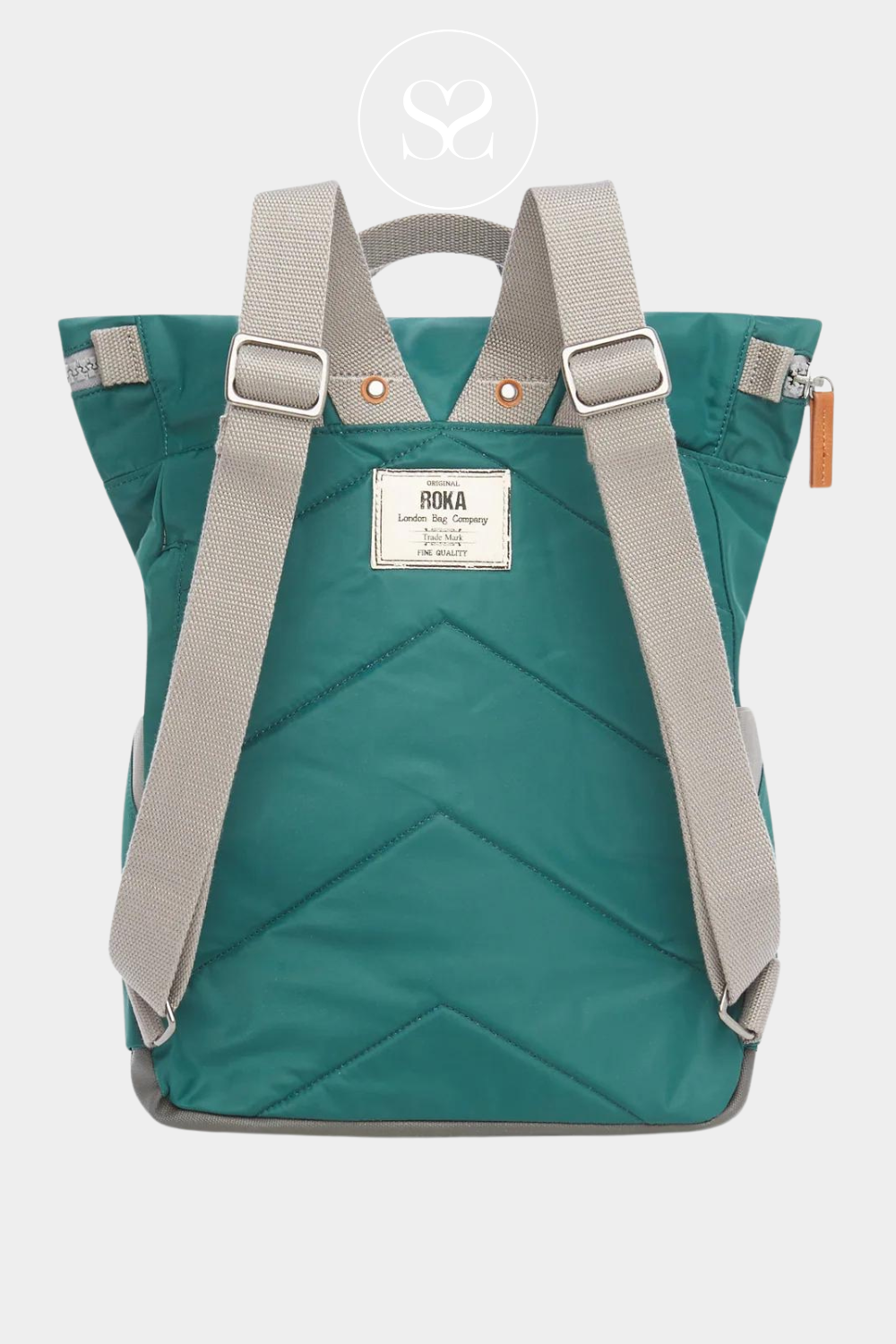 Roka london waterproof backpack in teal