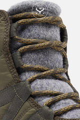 SOREL WHITNEY KHAKI WATERPROOF BOOTS WITH TRAINER SOLE