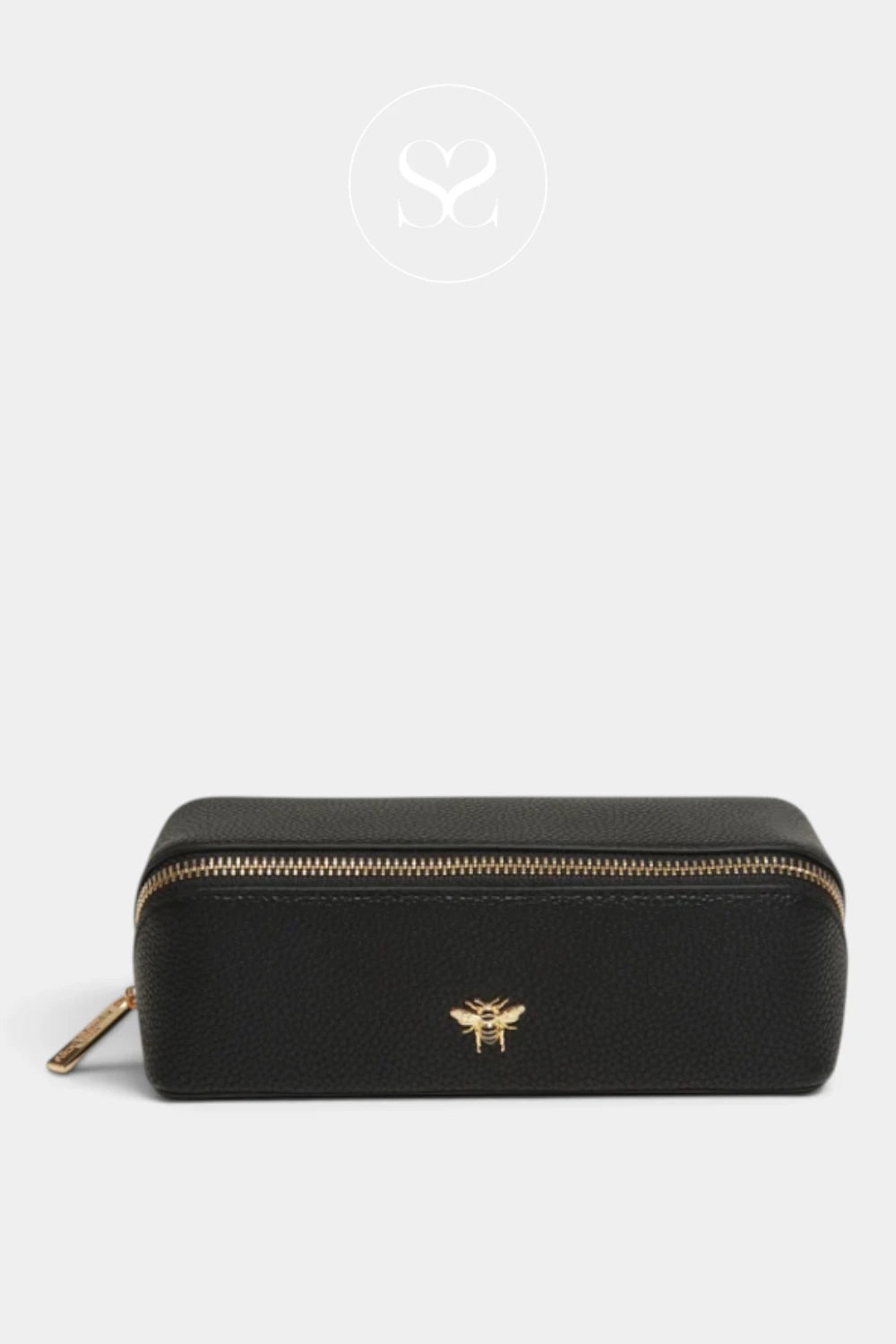 Alice Wheeler Black Small Train Case - Kensington (S)