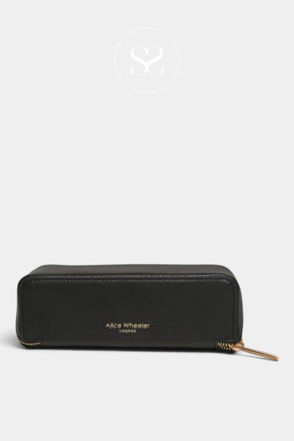 Alice Wheeler Black Small Train Case - Kensington (S)