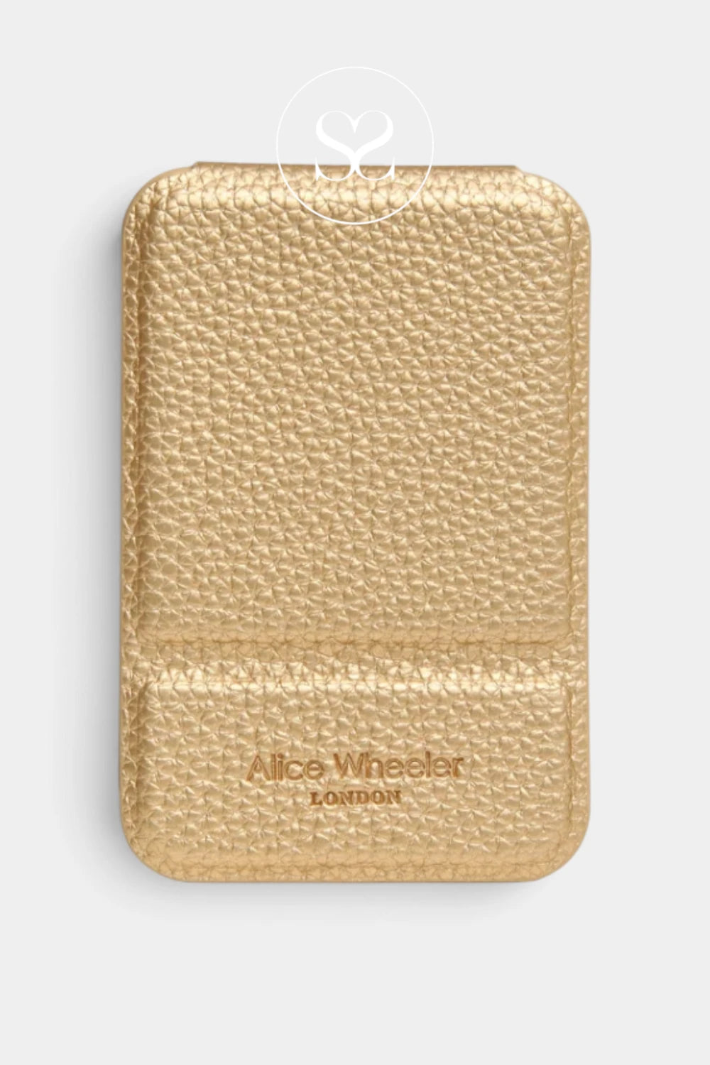 Alice Wheeler Gold Mini Folding Mirror