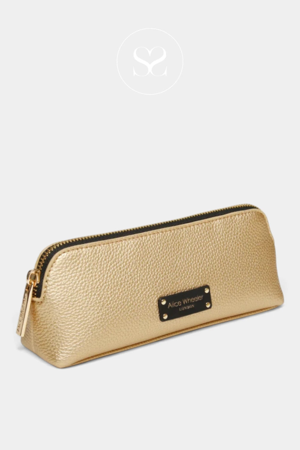 Alice Wheeler Gold Kensington Makeup Bag - AW0407