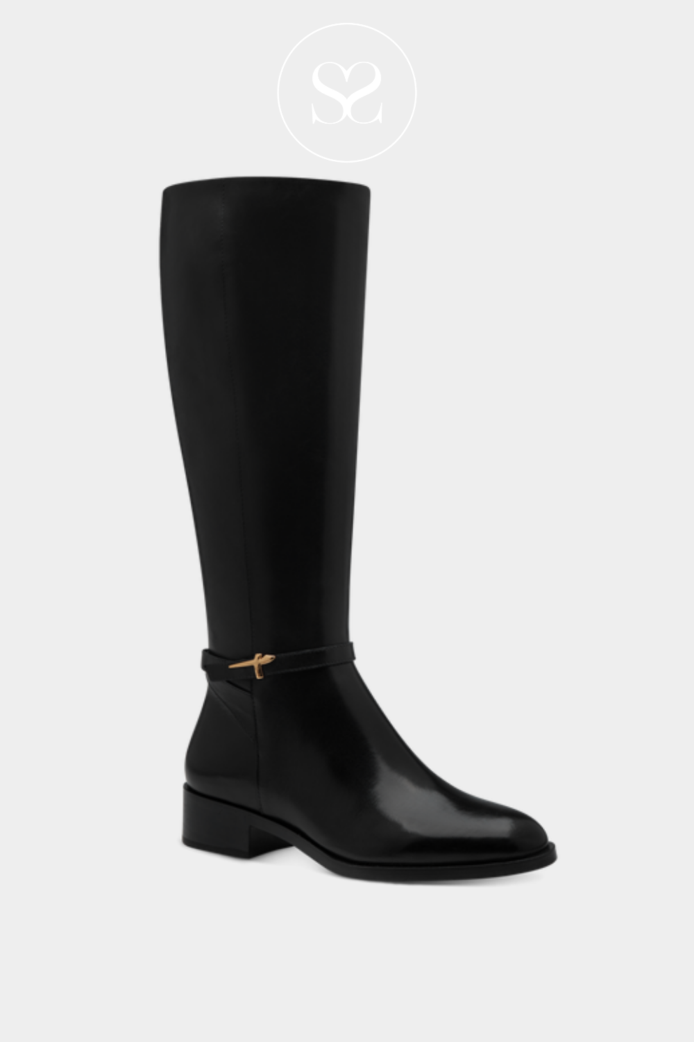 Low heel long boots online