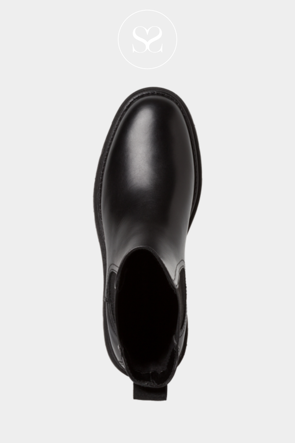 Black leather boots. Comfortable everyday casual boots