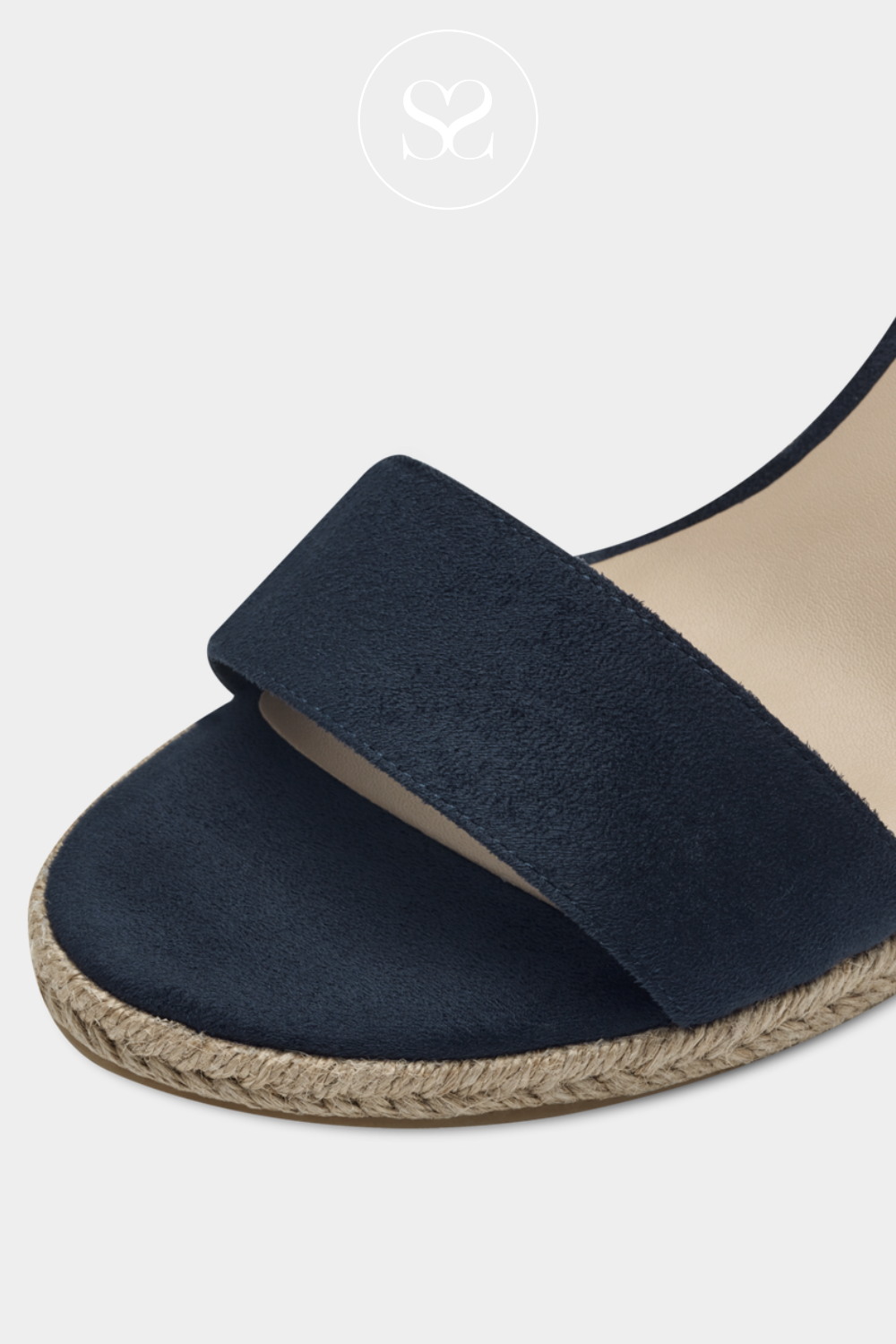 Tamaris 1-28300-42 Navy Wedge Sandals