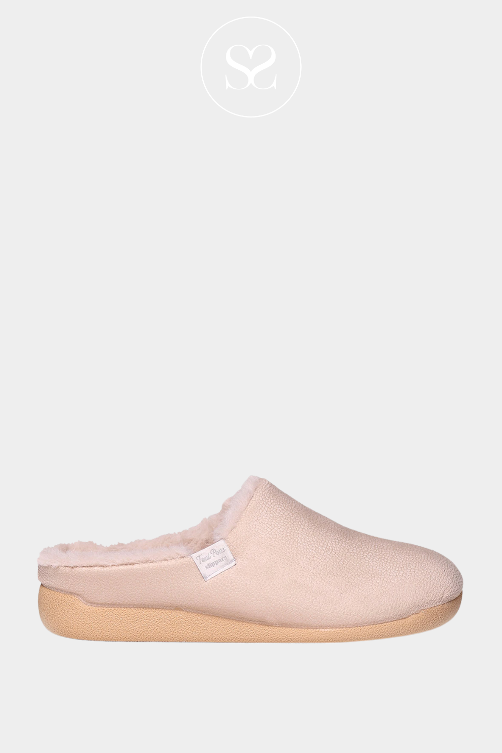 TONI PONS MOSUL-BD STONE FAUX FUR SLIDER SLIPPERS