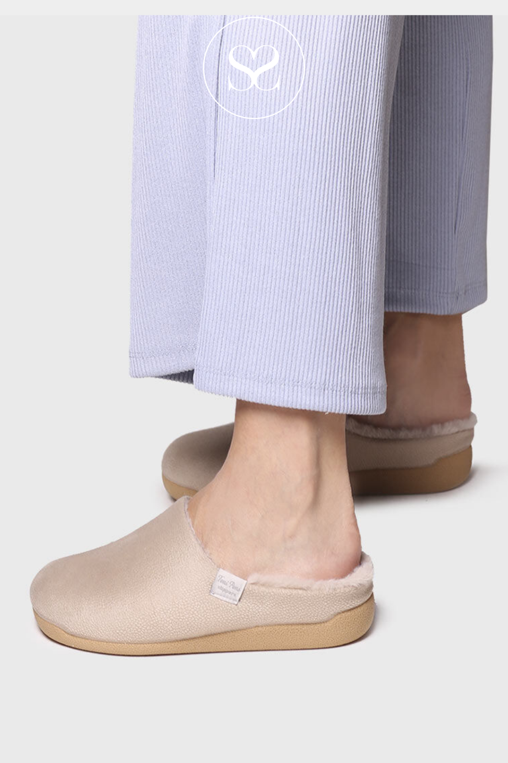 TONI PONS MOSUL-BD STONE FAUX FUR SLIDER SLIPPERS