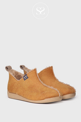TONI PONS MOSCU TAN BOOTIE SLIPPERS