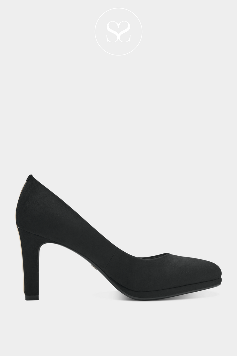 Tamaris 1-22438 black high heel court shoes