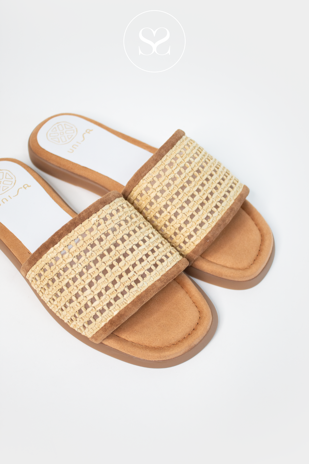 UNISA CHEEK FLAT SLIDER SUMMER HOLIDAY SANDALS