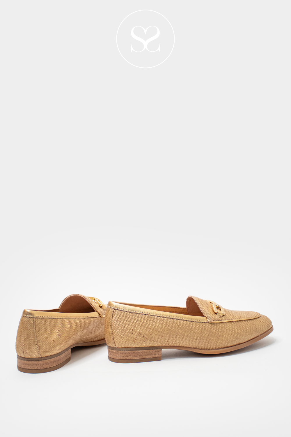 UNISA DALCY NEUTRAL TEXTURED LEATHER FLAT LOAFERS