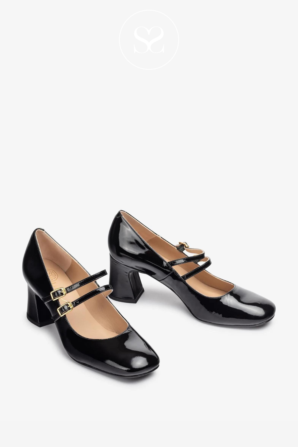 UNISA MOUNT BLACK MARY JANE BLOCK HEEL SHOES BUY UNISA SHOES IRELAND