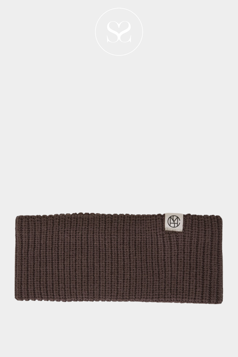 MSCH Brown Ribbed Headband RACHELLE