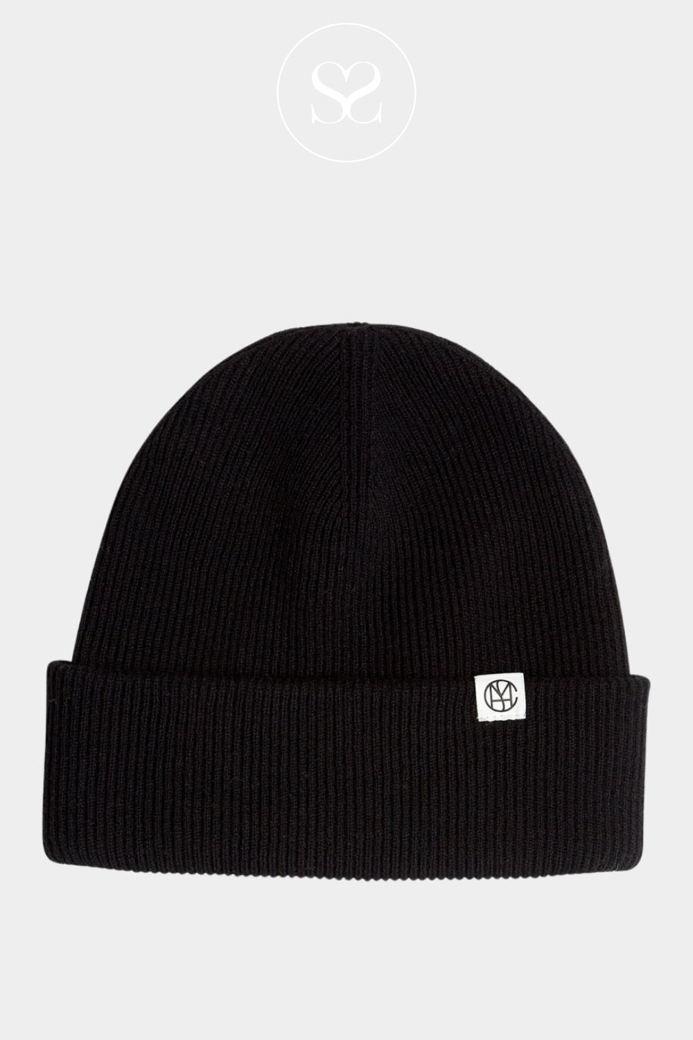 MSCH Black Beanie Hat -Lowee