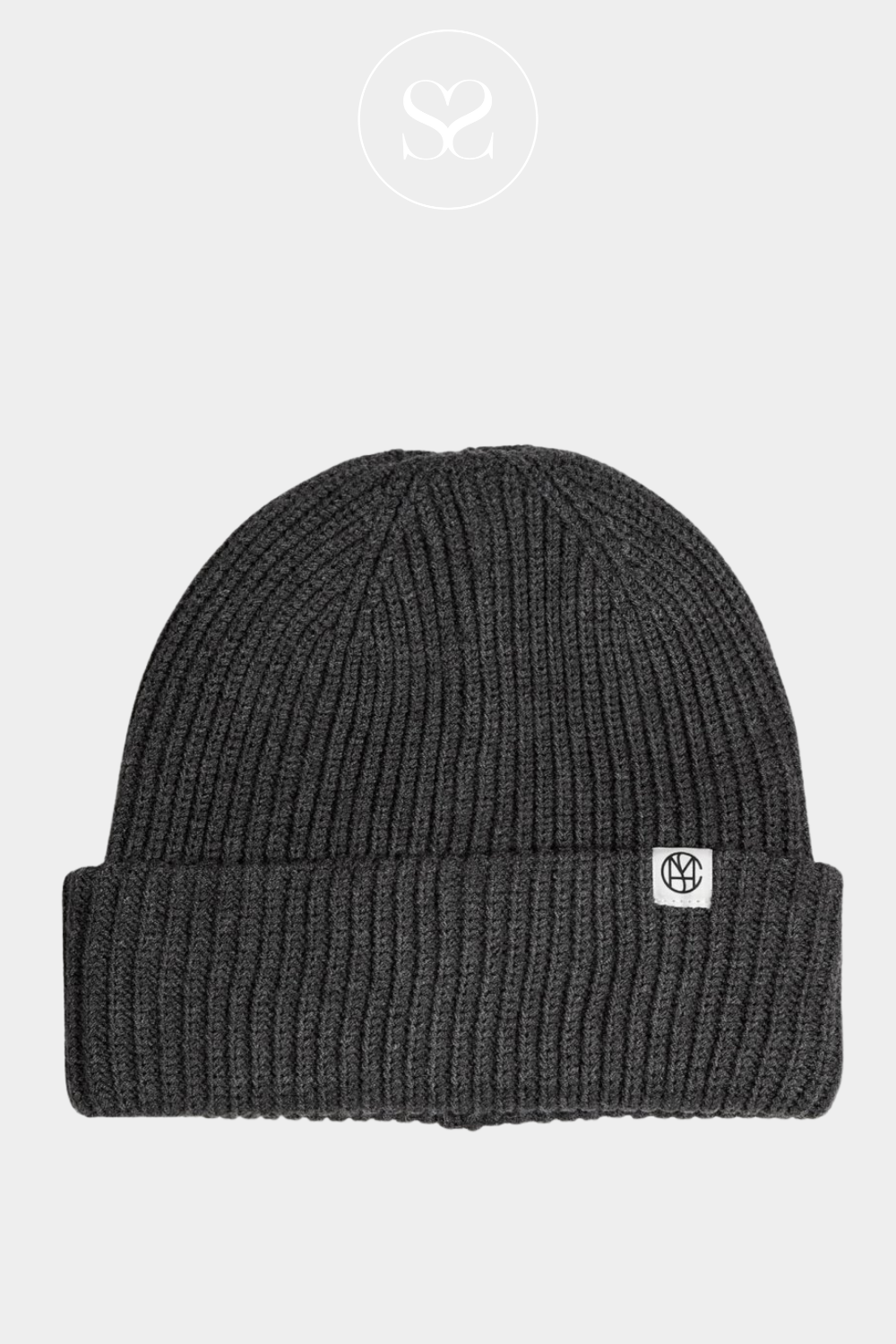 MSCH GREY RACHELLE BEANIE HAT