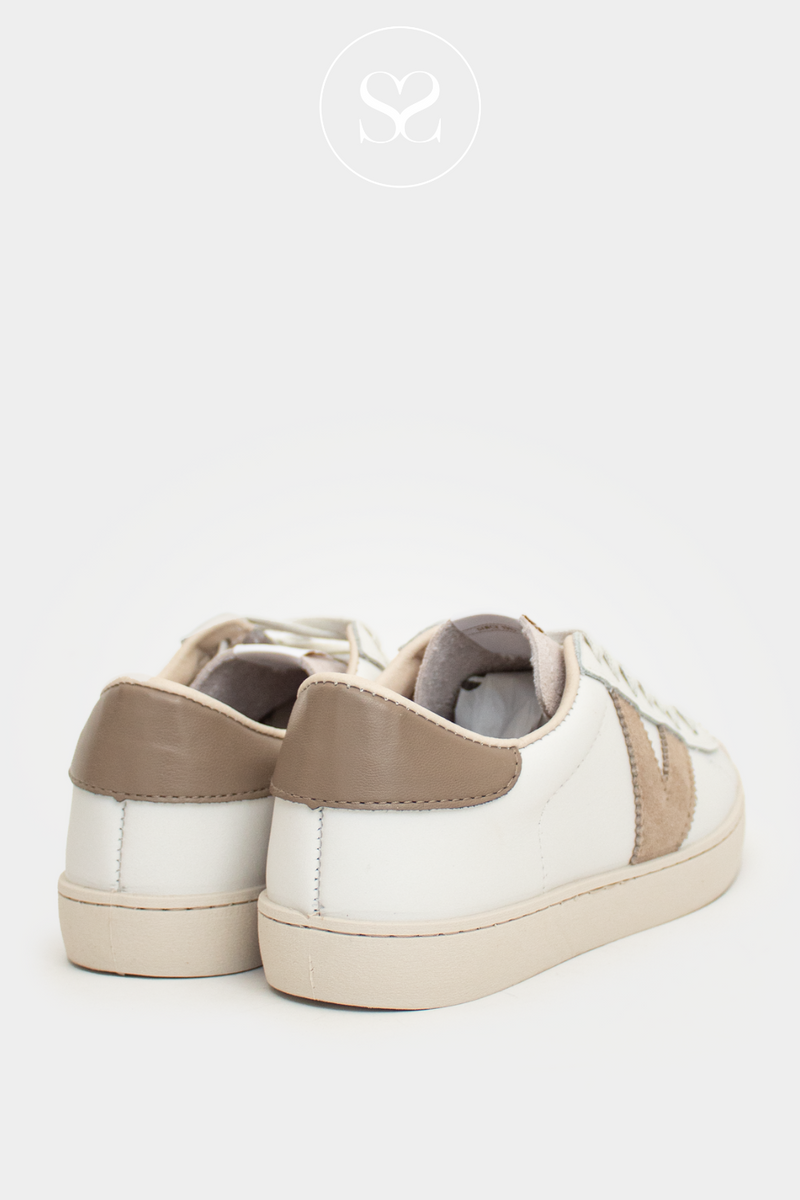VICTORIA 1-26142 OFF-WHITE TRAINERS/TAUPE