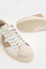 VICTORIA 1-26142 OFF-WHITE TRAINERS/TAUPE
