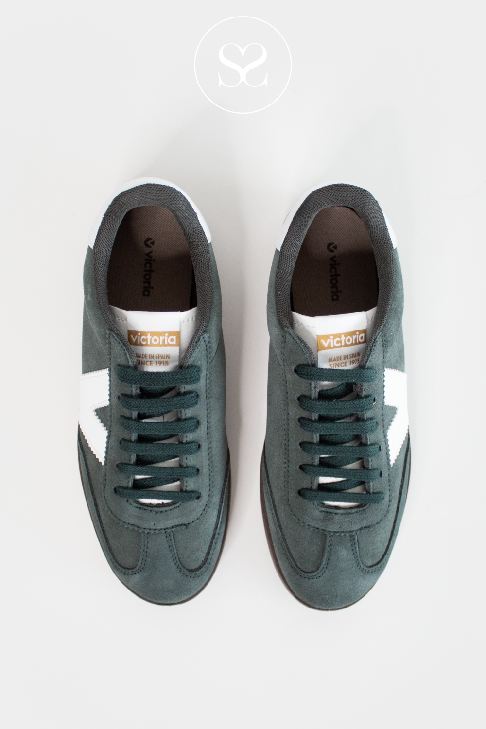 VICTORIA 1126199 GREEN FLATFORM TRAINERS VICTORIA SNEAKERS IRELAND