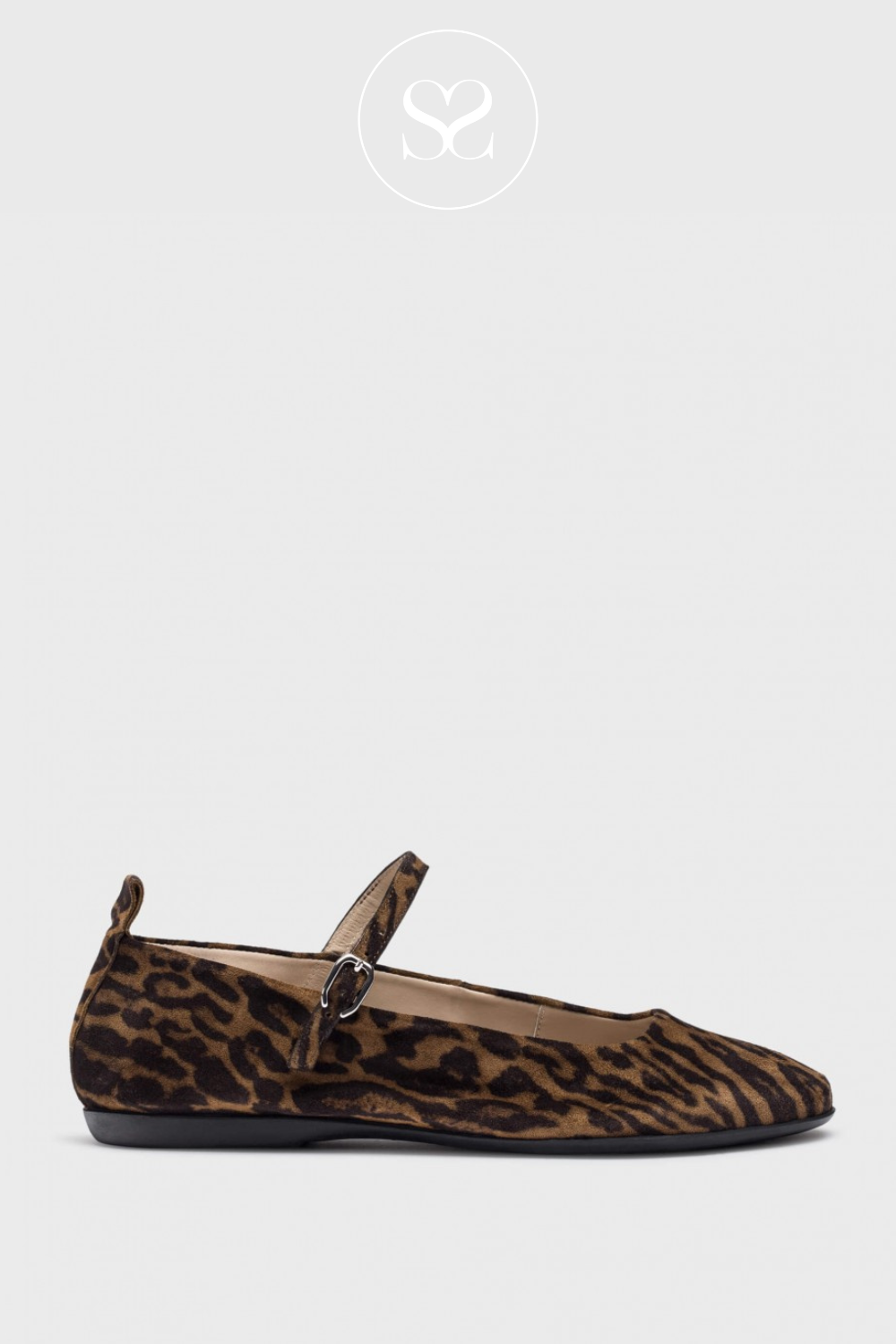 animal print mary jane flat pumps from Wonders shoes