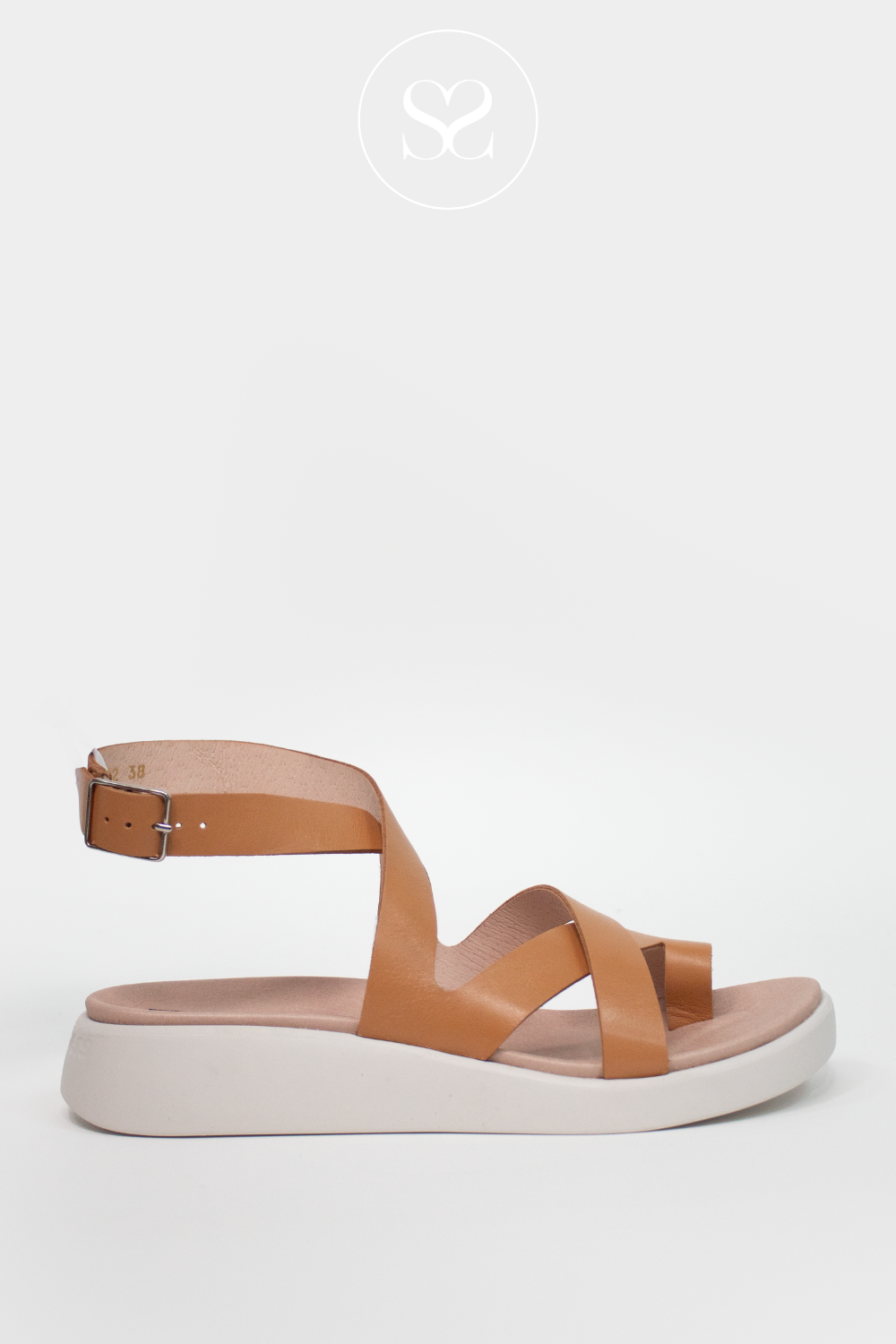 wonders tan gladiator style sandals - comfortable