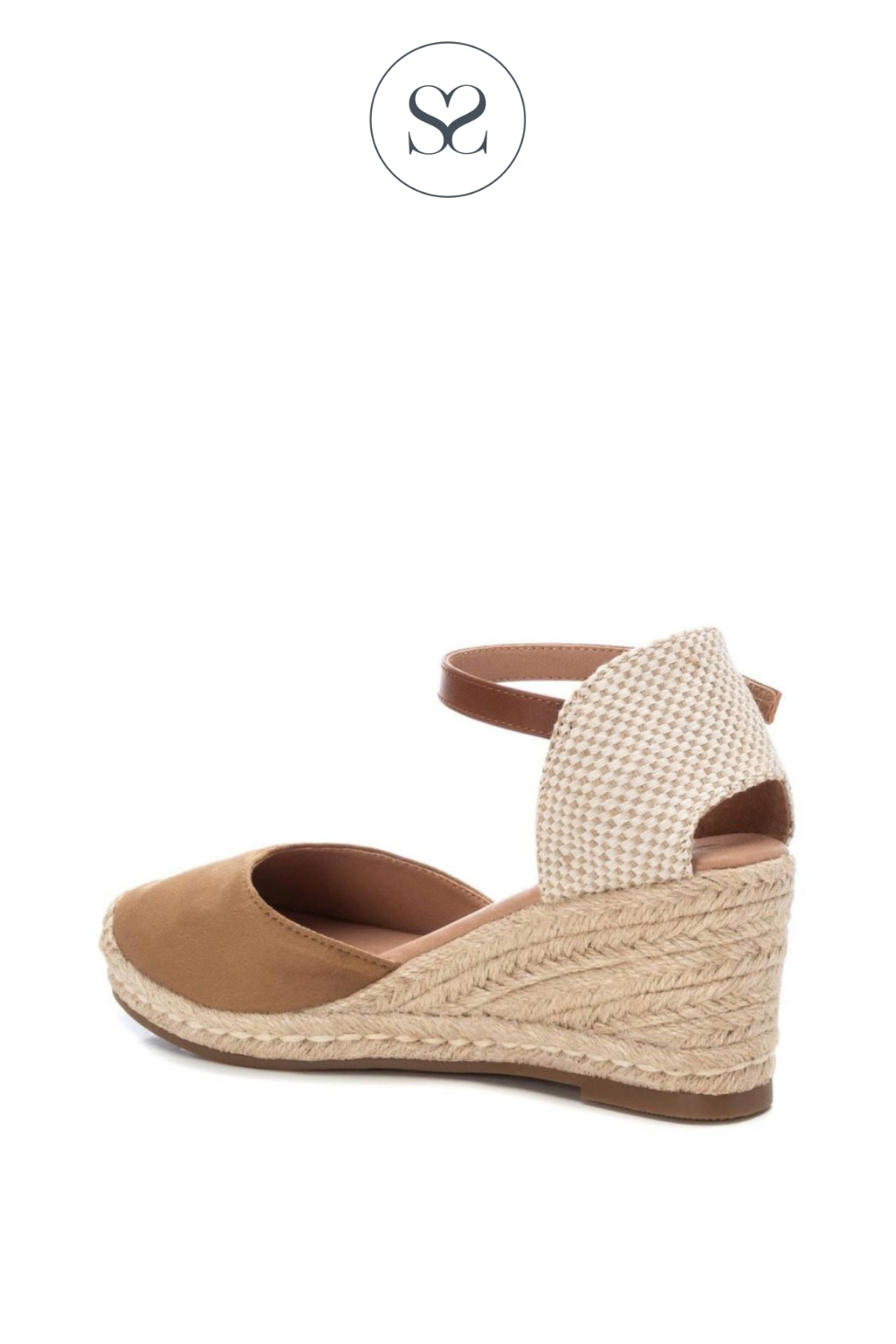 XTI 140746 TAUPE SUEDE ESPADRILLE WEDGES