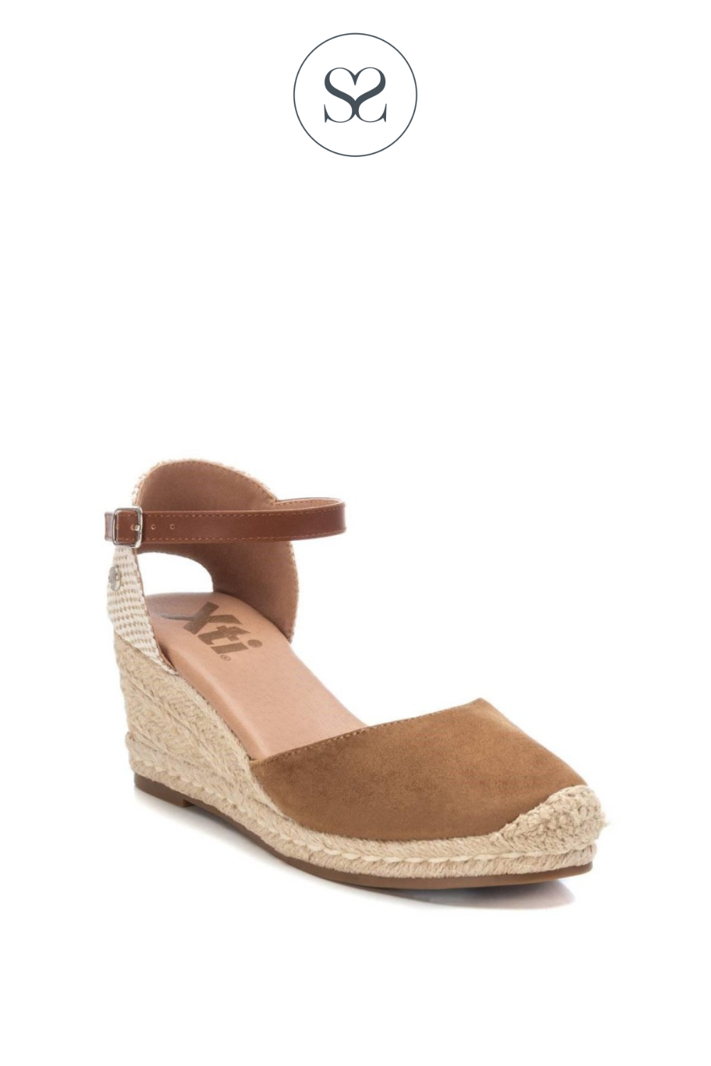 XTI 140746 TAUPE SUEDE ESPADRILLE WEDGES