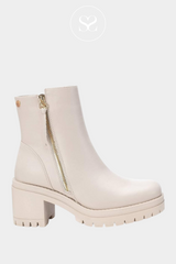 Cream heeled boots for Women Ireland from XTI