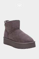 Xti Grey UGG style boots for Women