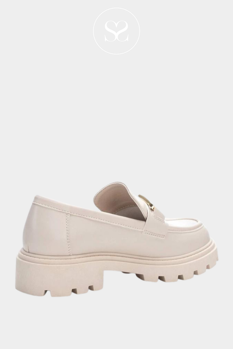XTI 142204 CREAM CHUNKY LOAFER