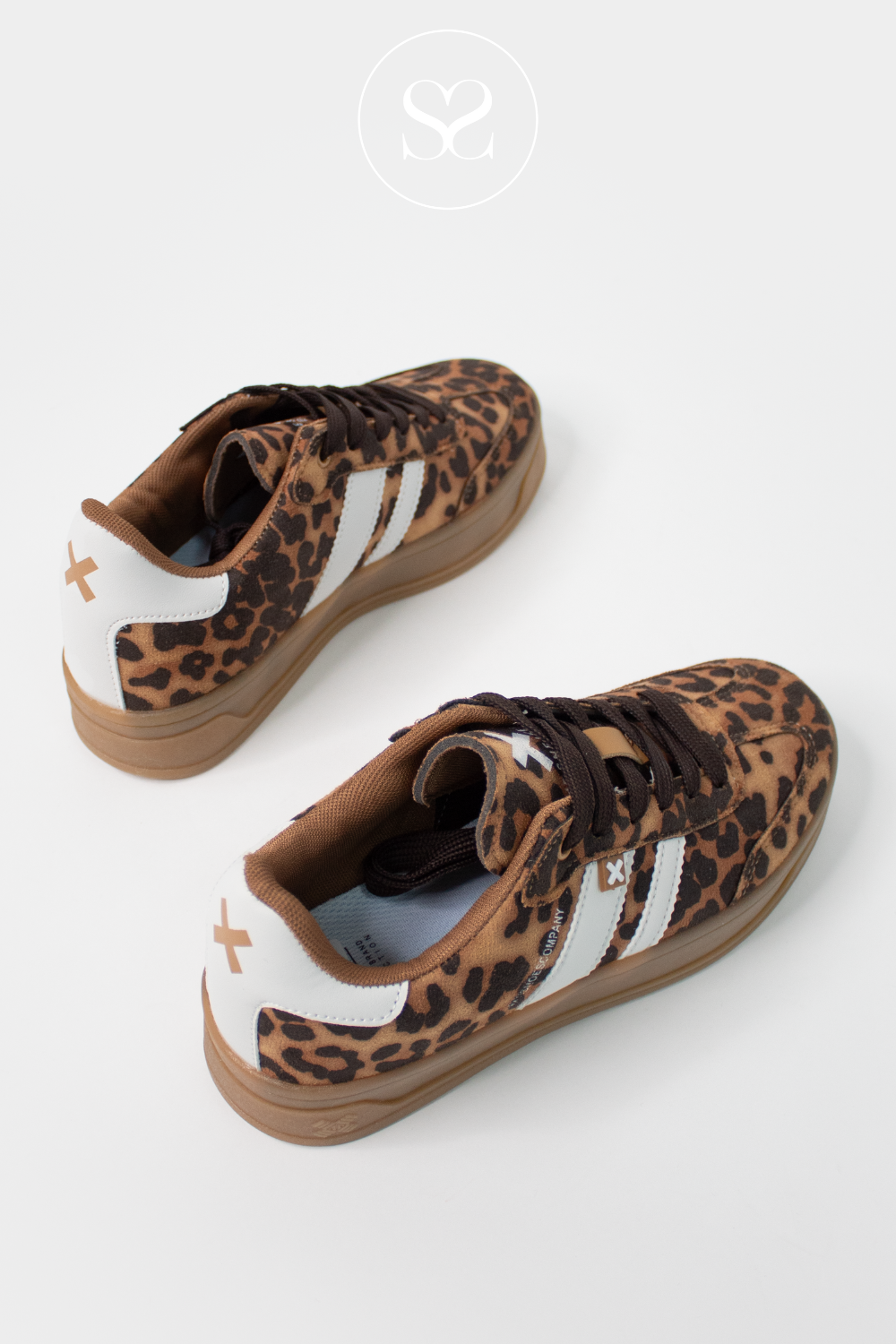 comfortable leopard print platform trainers in Ireland