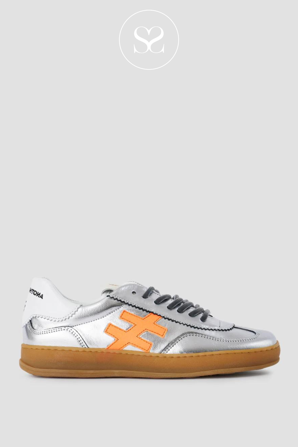 another trend iconic trainers in silver