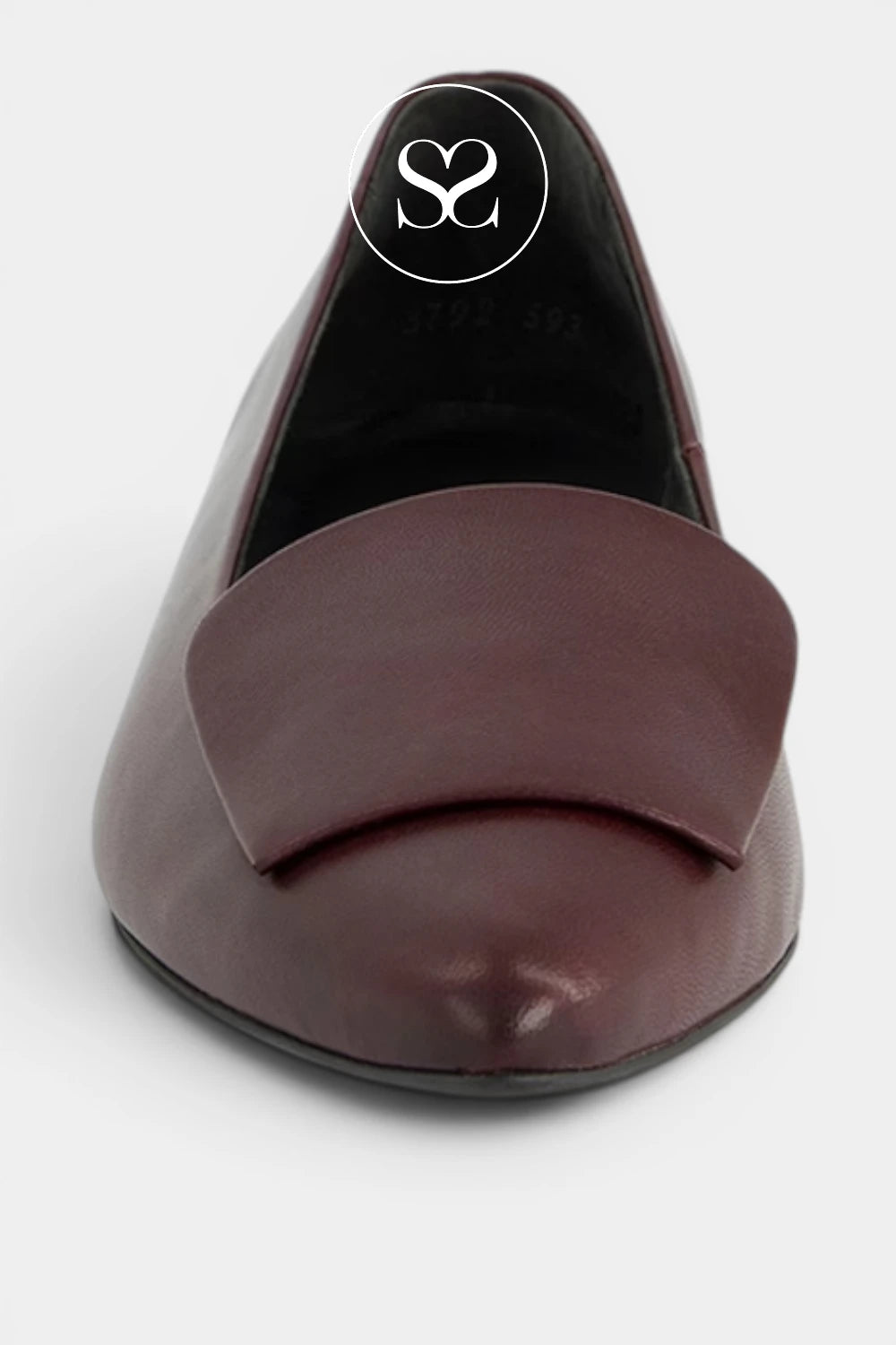Pointed-toe slip-on shoe designed with a sleek, elongated front for a smart tailored look for Women