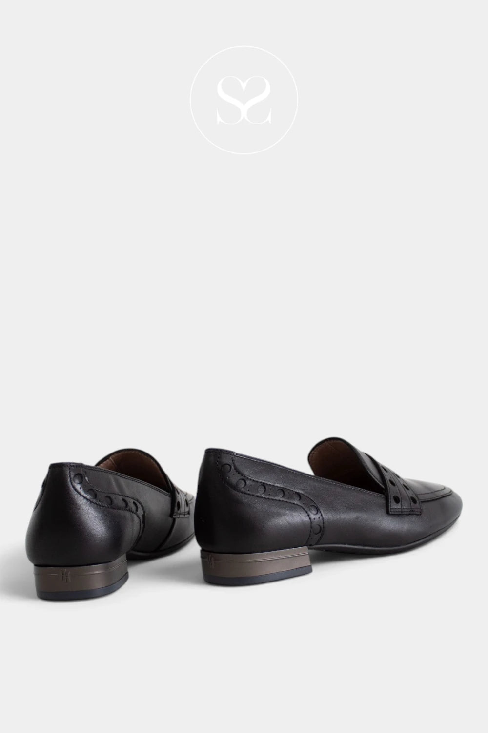 Hispanitas Black Block Heel Loafer HI265199