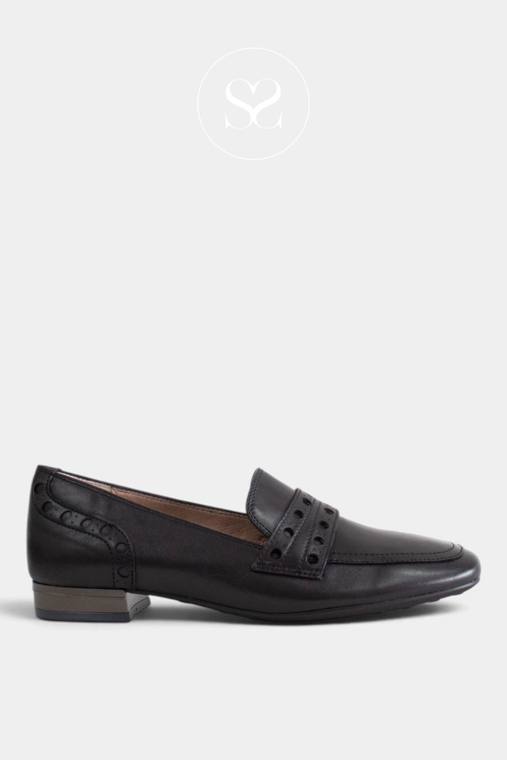 Hispanitas Black Block Heel Loafer HI265199