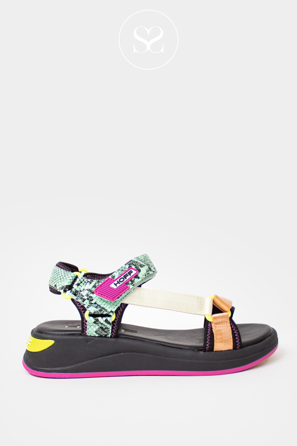 Colourful 2024 platform sandals