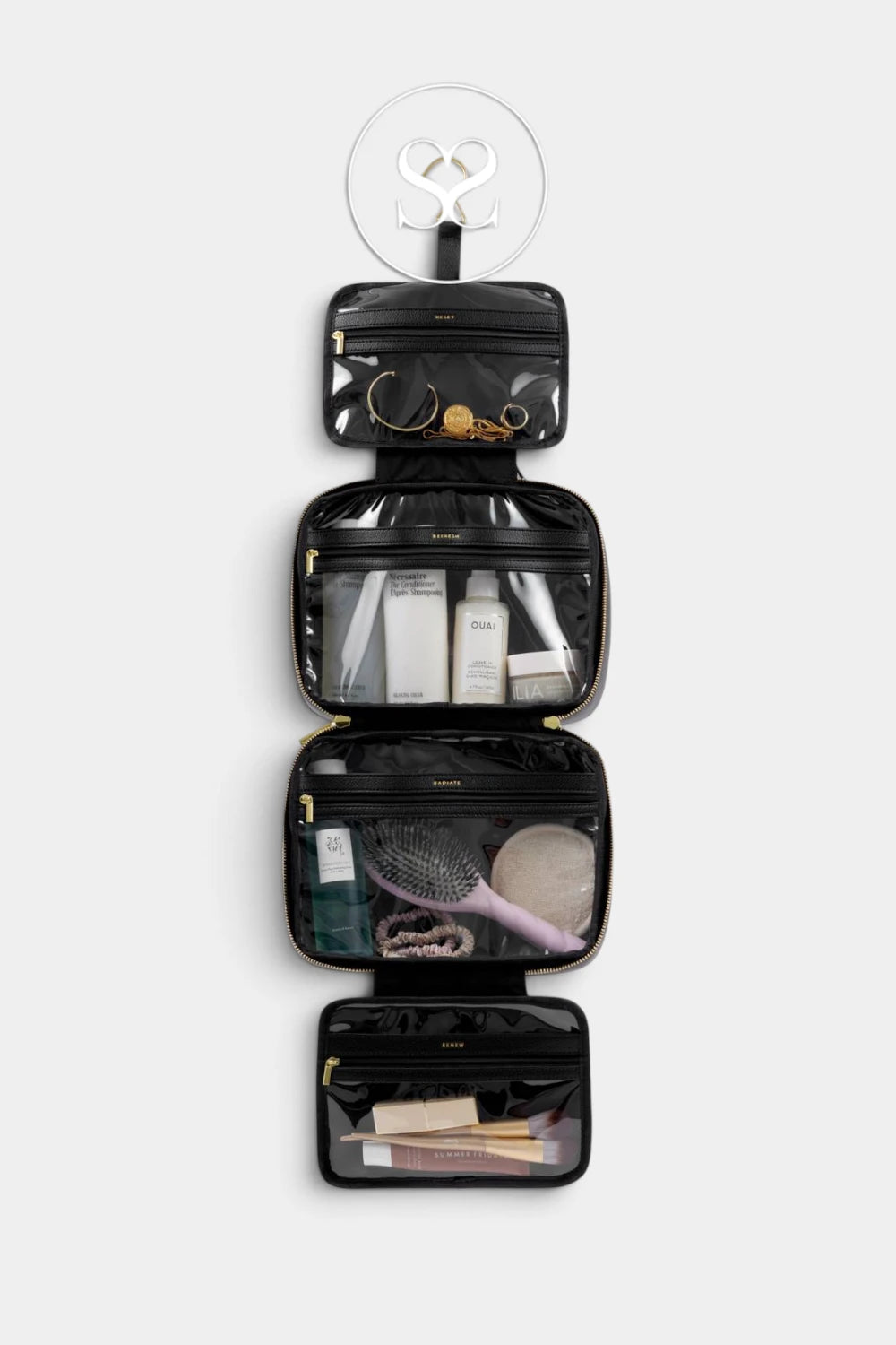 Katie Loxton Hanging Wash Bag - Black