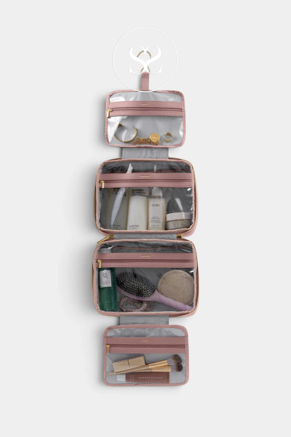 Katie Loxton Hanging Wash Bag - Blush