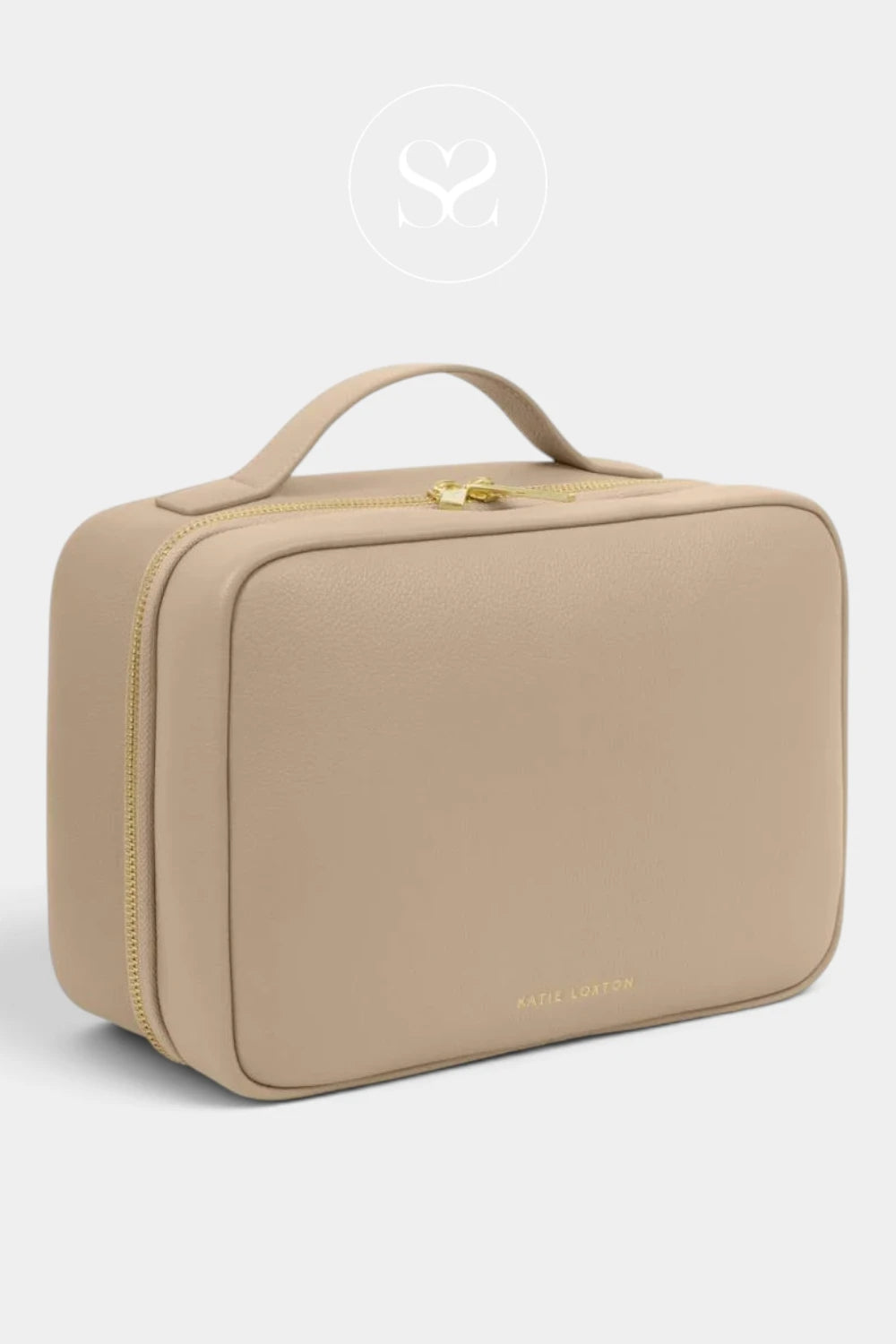 Katie Loxton Hanging Wash Bag - Taupe