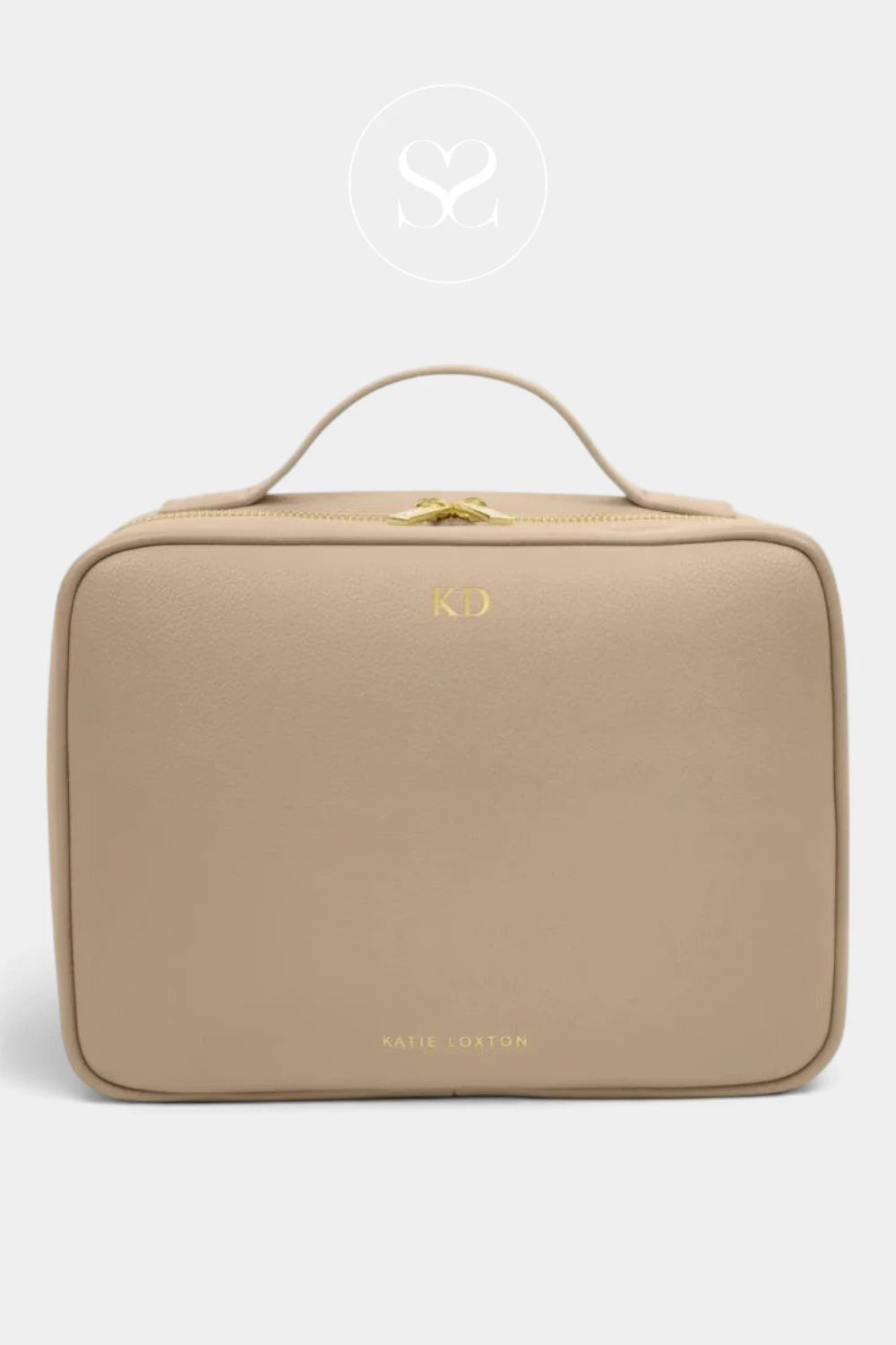 Katie Loxton Hanging Wash Bag - Taupe Ireland