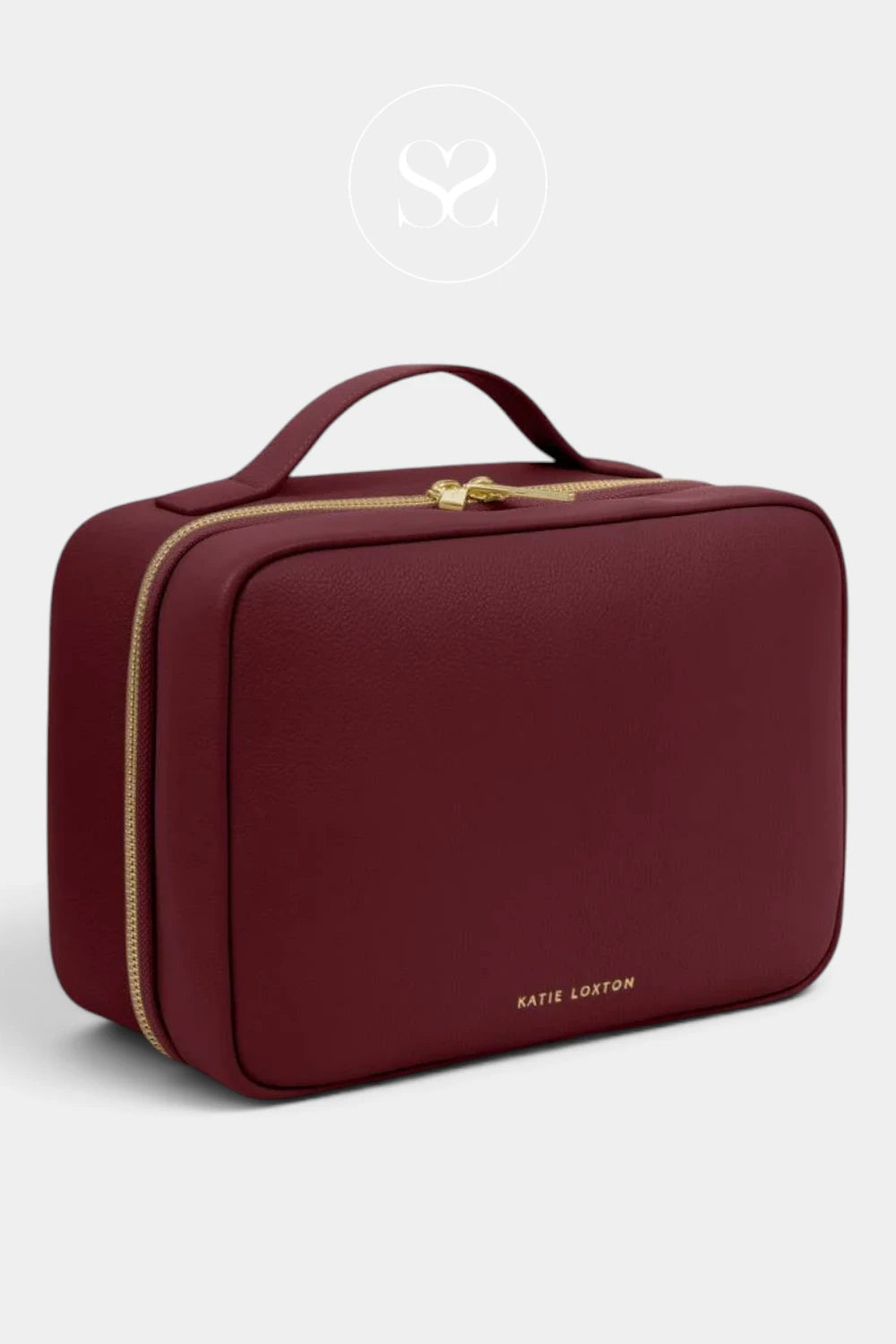 Katie Loxton Hanging Wash Bag - Wine