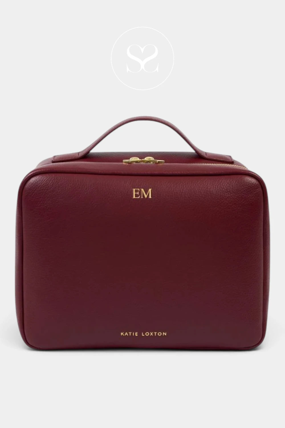 Katie Loxton Hanging Wash Bag - Wine Ireland
