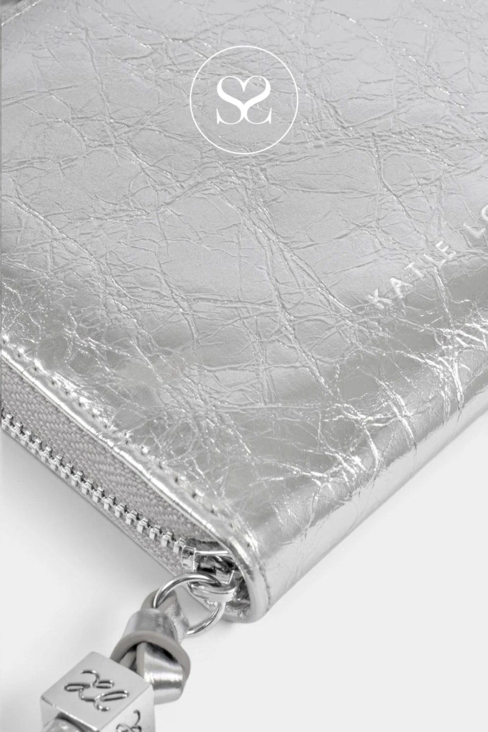 Katie Loxton Slim Jewellery Case - Silver