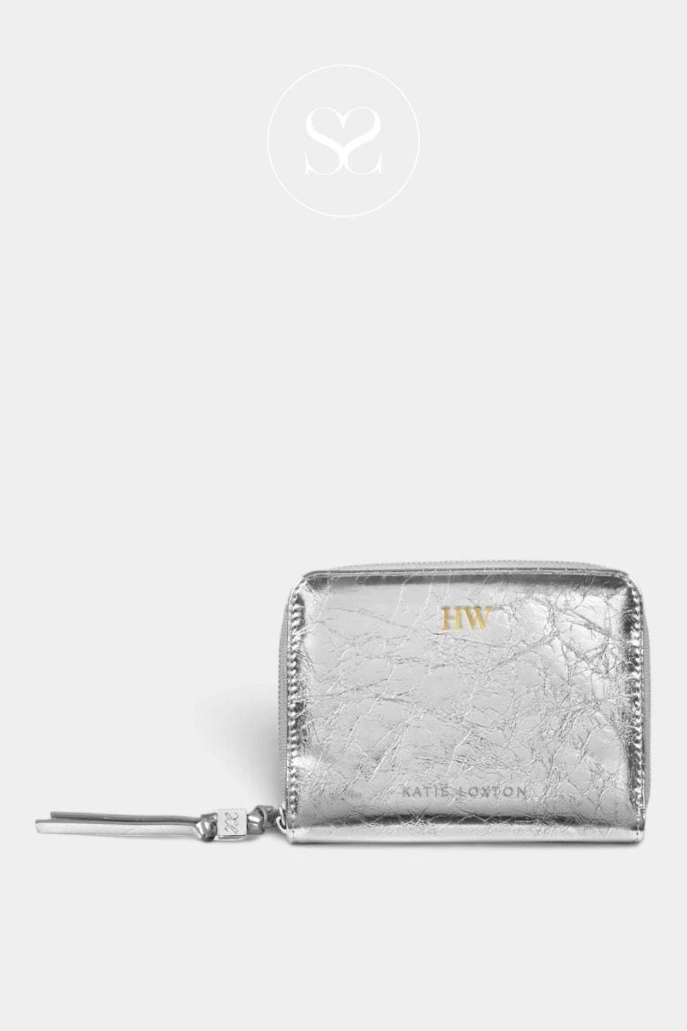 Katie Loxton Slim Jewellery Case - Silver Ireland