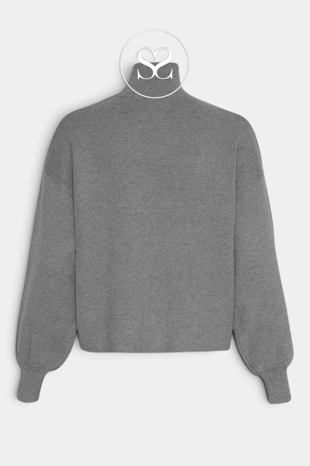 MSCH Copenhagen Grey Turtleneck Pullover - Mercy East Ireland