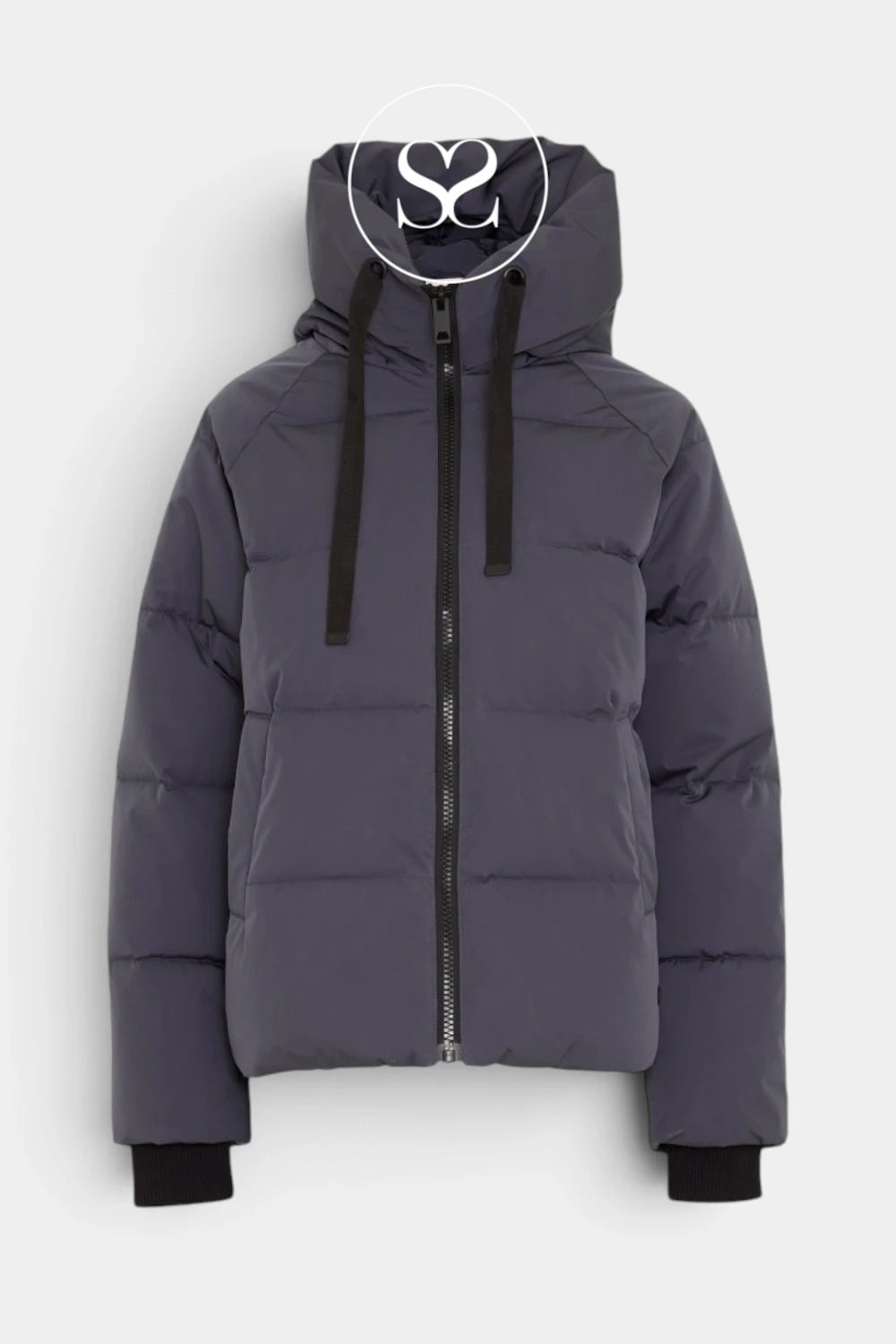 MSCH Copenhagen Blue Short Puffer Jacket - Pavinaria