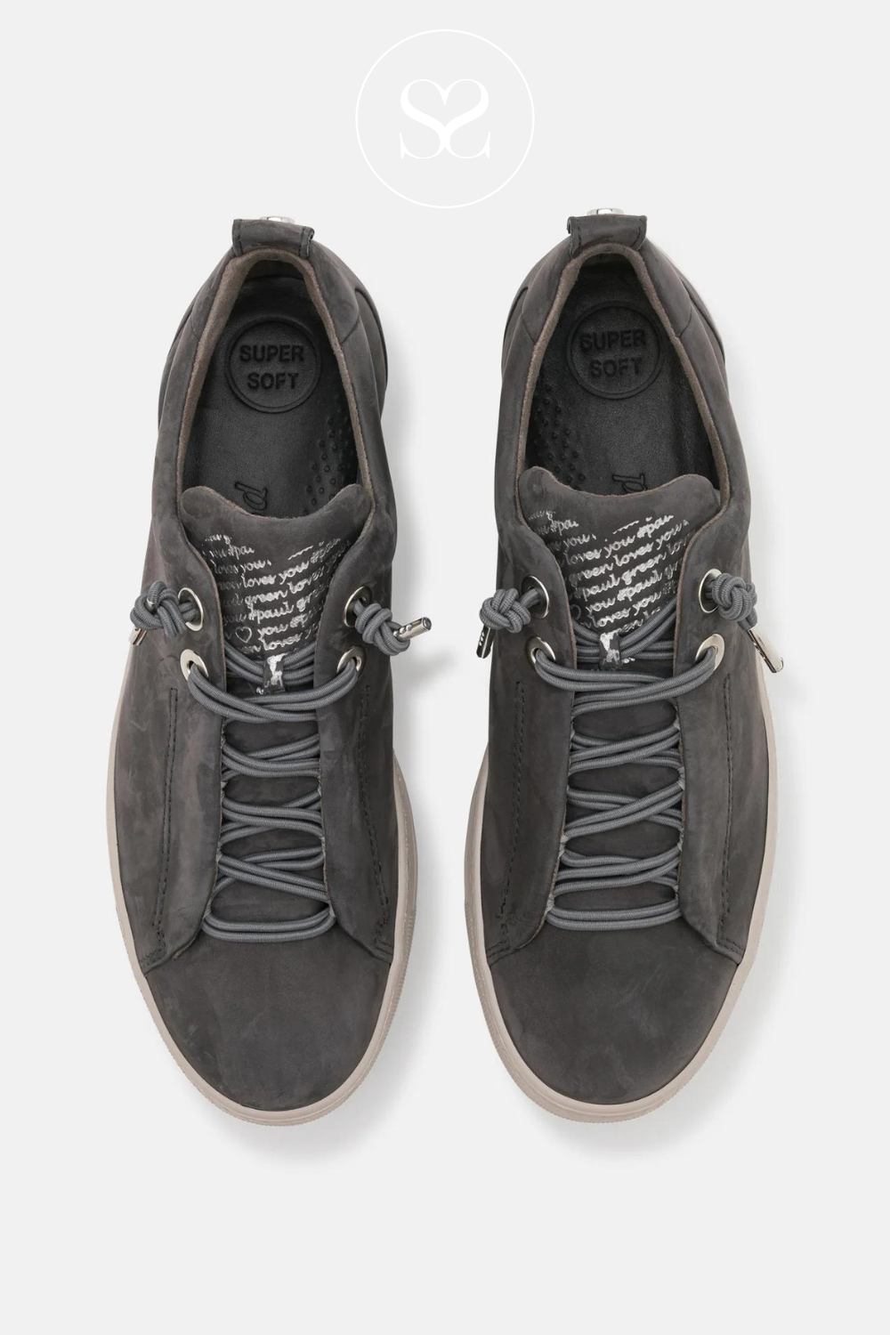 Gray platform best sale slip on sneakers