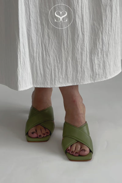 ANGEL ALARCON WANDA 25090 GREEN SANDALS | ANGEL ALARCON