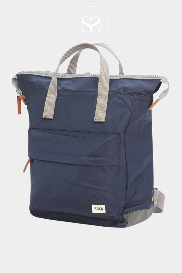 waterproof navy backpack from Roka London - Bantry-b medium