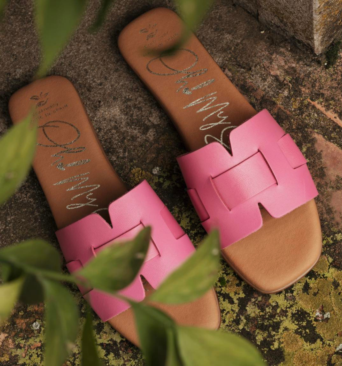 slider sandals for Women, comfortable leather sliders